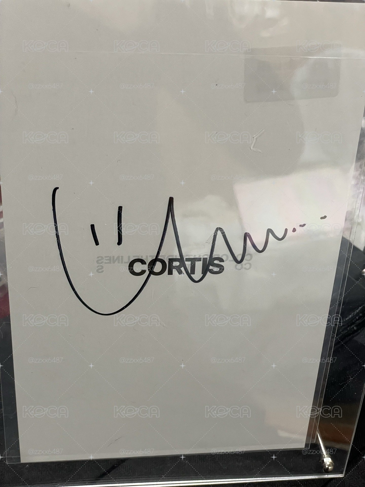 cortis 美通親簽 嚴成玹