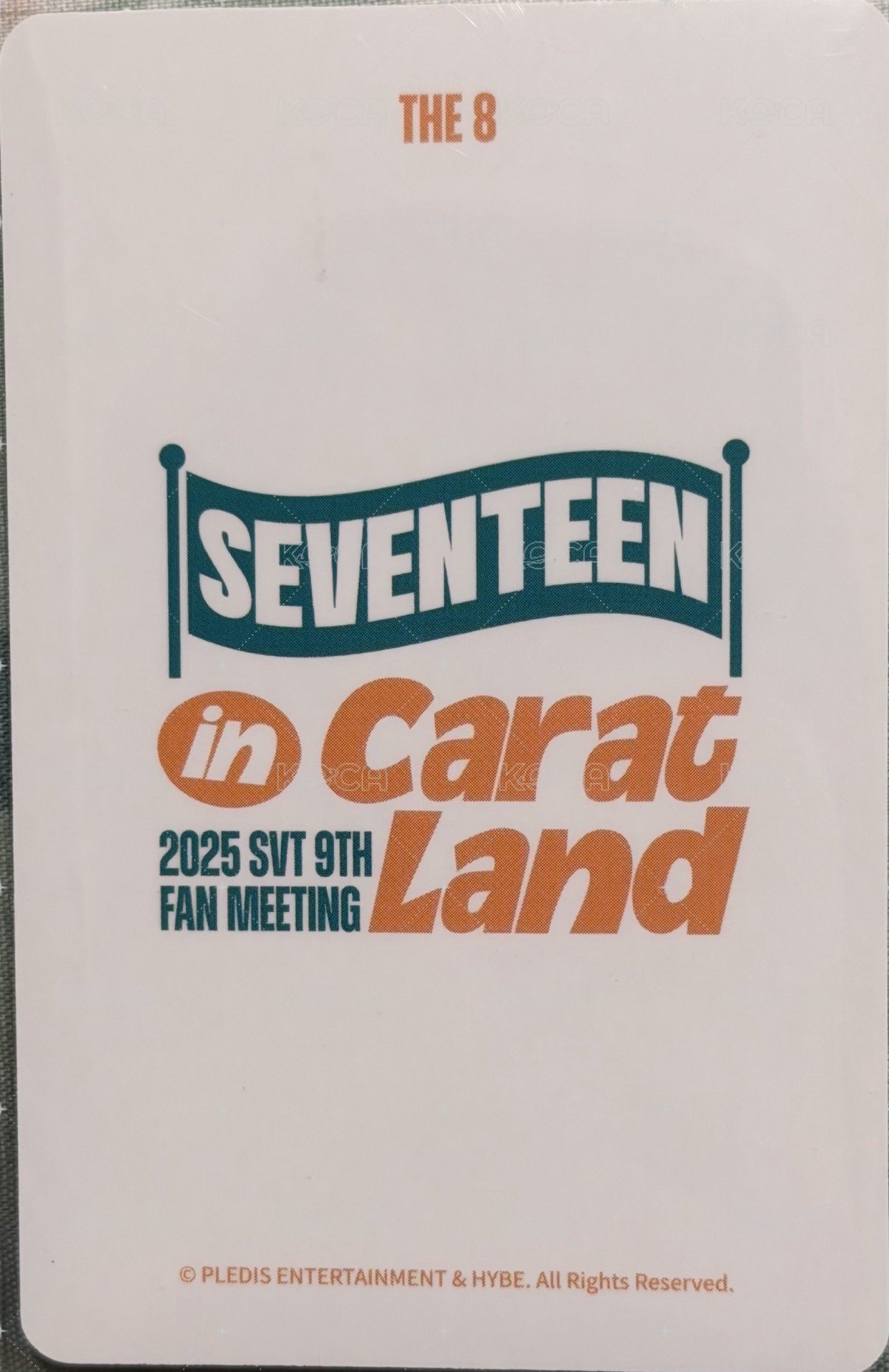 25‘克拉島 周邊卡 卡套卡 背面