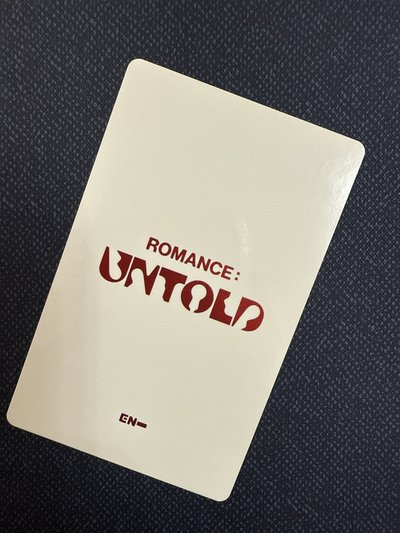 禎元 正二 INCEPTIO黃版 專輯卡 隨機卡A Ver.