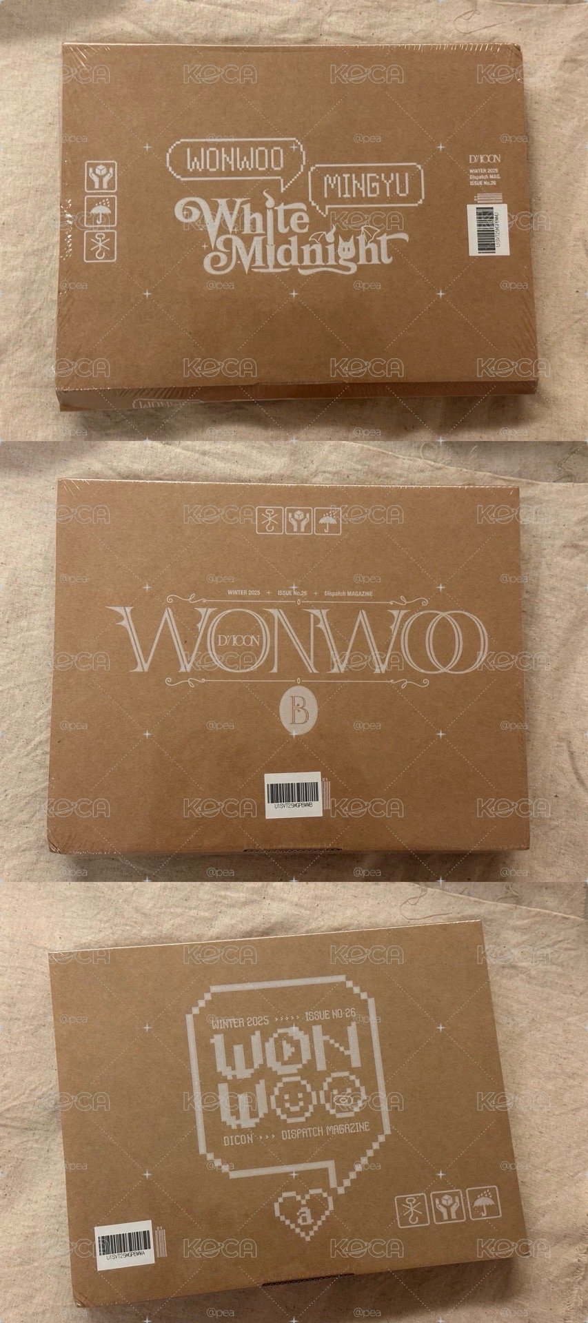 全新未拆 DICON VOLUME N°26 SEVENTEEN WONWOO (SET)WVS特典