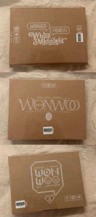 全新未拆 DICON VOLUME N°26 SEVENTEEN WONWOO (SET)WVS