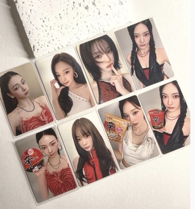 aespa 辛拉麵代言卡 全員都有