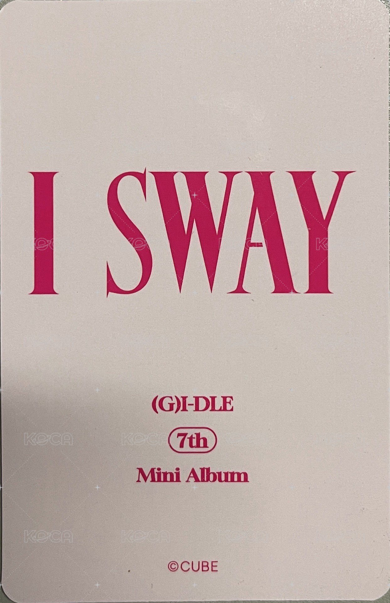 迷七快閃 隨機卡  背面