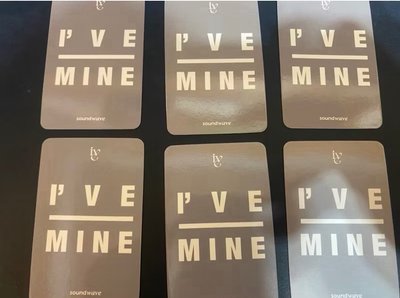 現貨IVE 迷你一輯 " I've MINE"soundwave 通路特典小卡 成套 SW 3.0