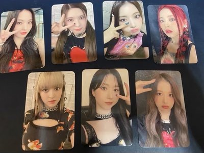 NMIXX 單曲二輯"ENTWURF" SW1.0 通路特典小卡 成套 soundwave 黑紅衣