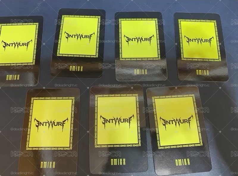NMIXX 單曲二輯"ENTWURF" SW1.0 通路特典小卡 成套 soundwave 黑紅衣