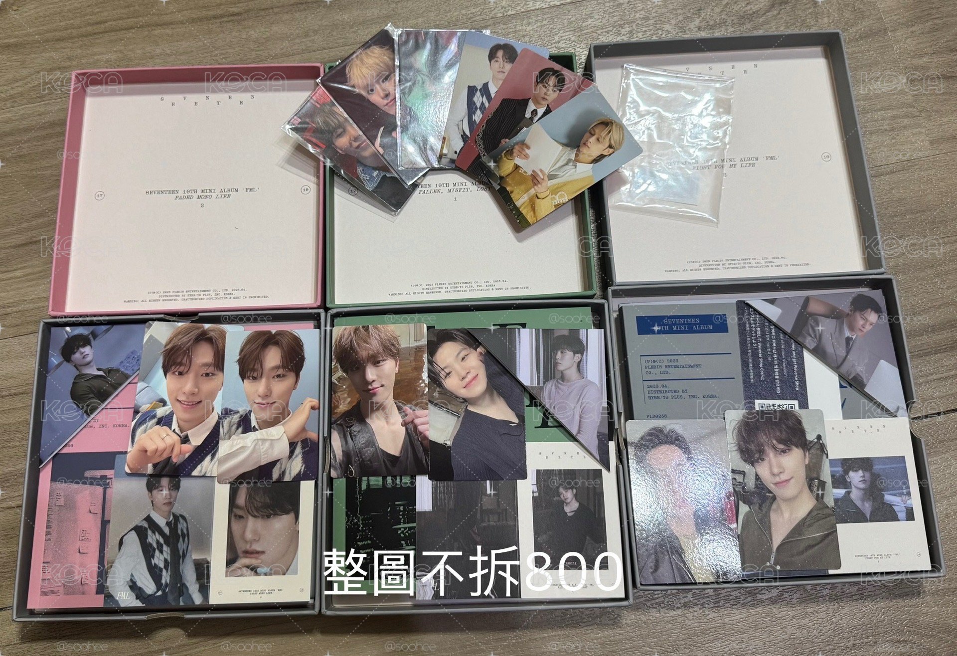 ❤️SEVENTEEN FML mini10 pb全專