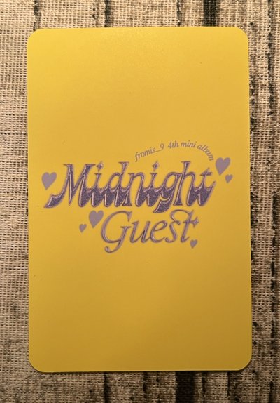 DM midnight guest Gyuri 圭悧 專輯卡