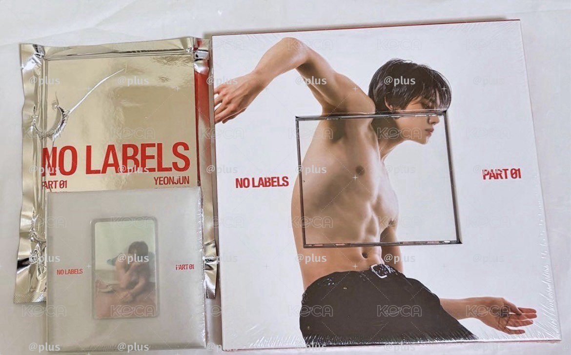 TXT全新未拆專 然竣 YEONJUN NO LABELS PART:01 pb版SET A/B/C版本、wvs版電子專