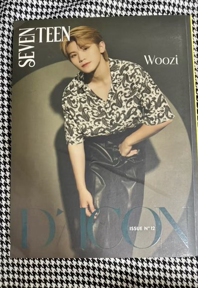 【整圖出】seventeen 21年 絕版 DICON woozi 李知勳 雜誌 抱熊 D社 克拉盤 抱熊勳