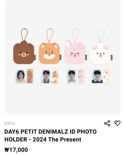 DAY6 DENIMALZ 方塊 證件照 吊飾 2024 The Present