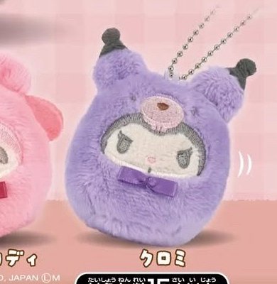 三麗鷗角色不倒翁玩偶吊飾拿鐵熊篇