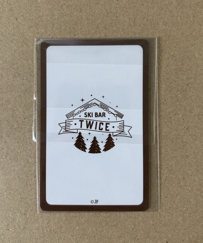 TWICE 子瑜 2024 冬日快閃店 滿額小卡