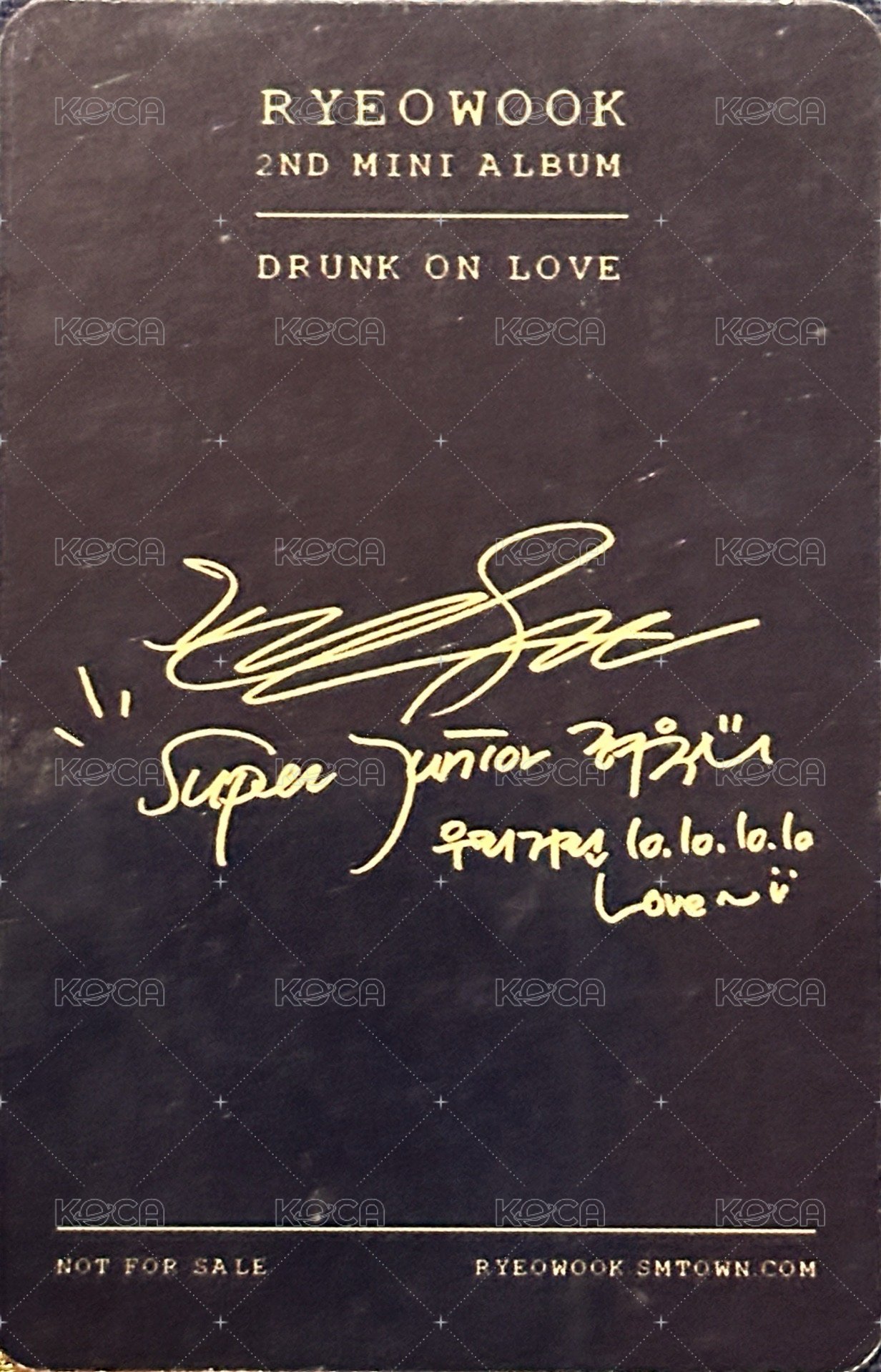 迷二 藍版厲旭專卡 專輯卡  背面