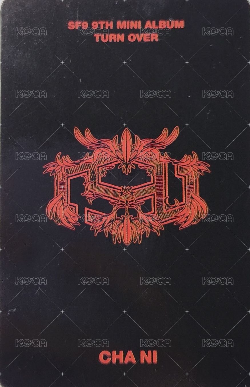 9TH MINI [TURN OVER] 專輯卡 F Ver. 背面