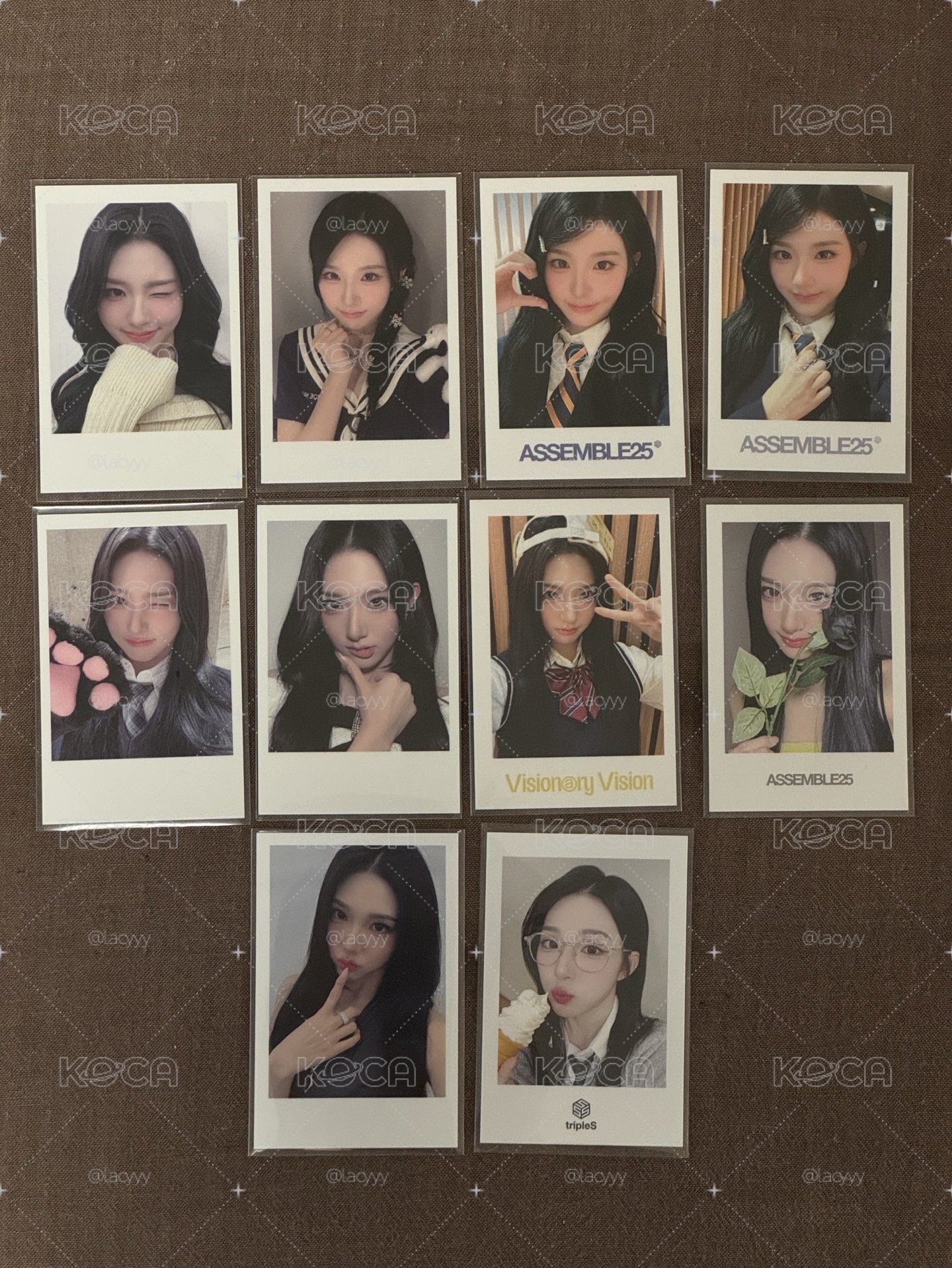 tripleS Xinyu各通路特典卡