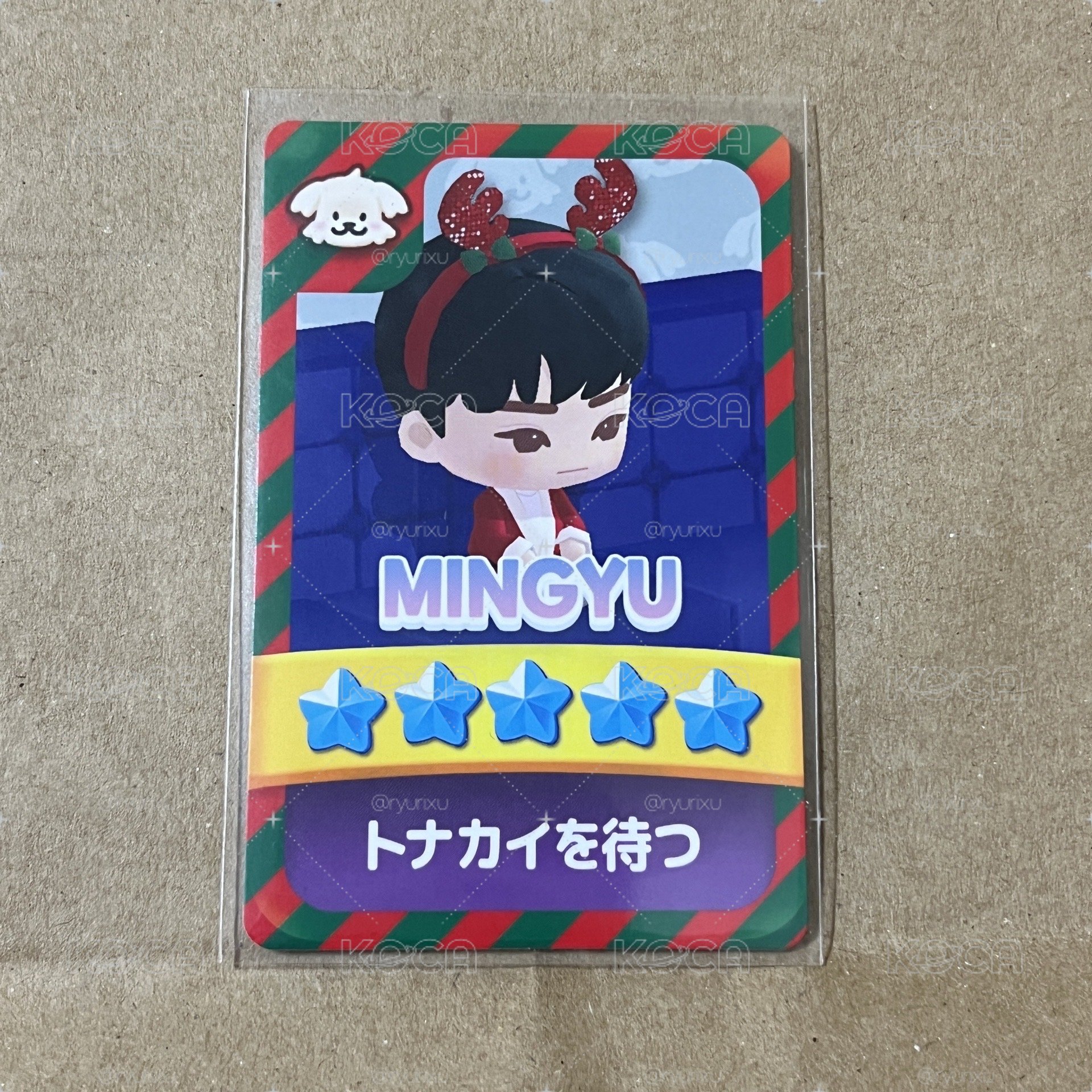奎 puzzle SVT 遊戲卡 聖誕卡