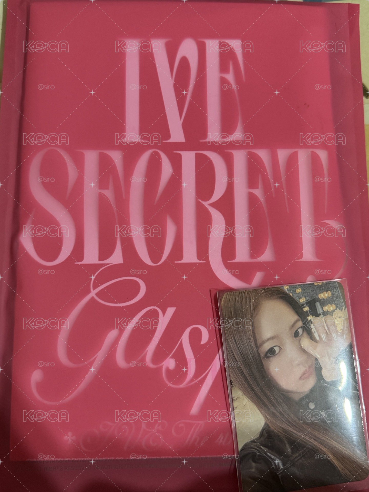 IVE  secret已拆紅版安全專 五大購入 非簽售專