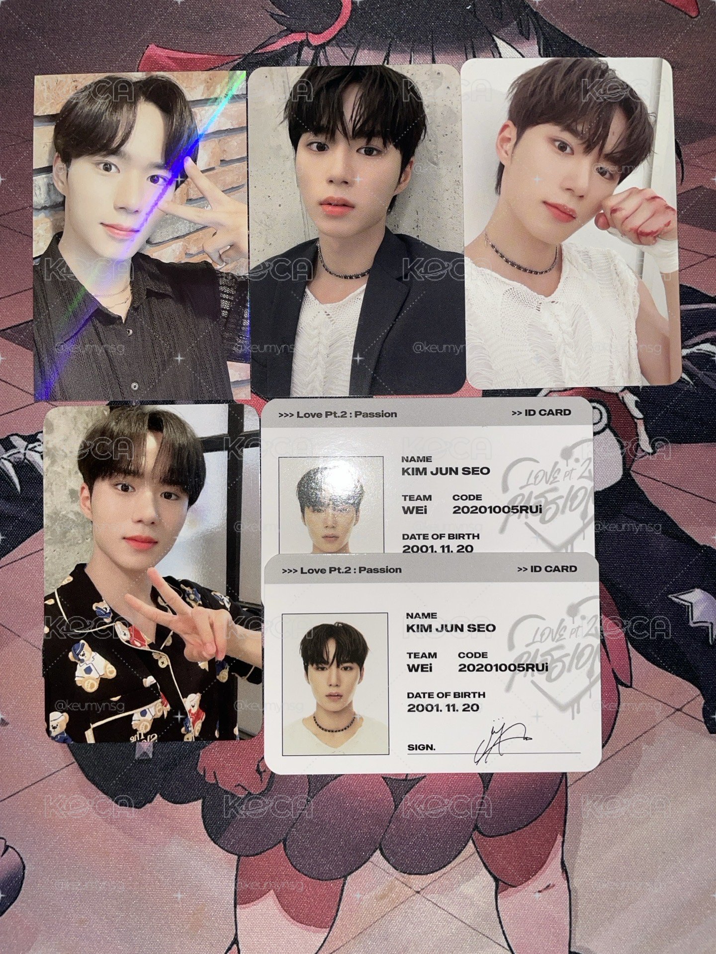 ALD1 金俊抒 WEI時期專卡特典卡