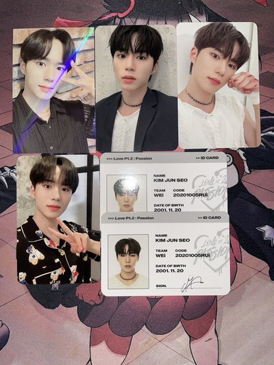 ALD1 金俊抒 WEI時期專卡特典卡