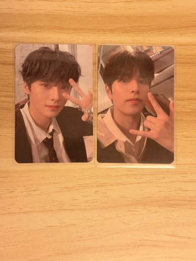 化妝品卡旻玟 手寫卡背