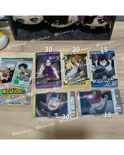 我的英雄學院 第六彈 ensky 盲卡確認款