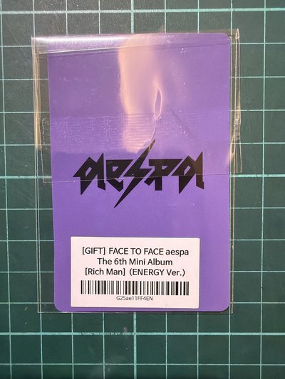 現貨當日出貨/Rich Man sm 簽售卡 冬