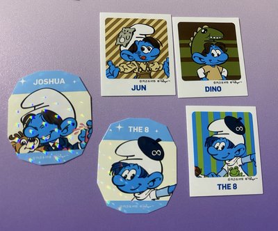 SEVENTEEN 藍色小精靈貼紙