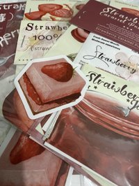 草莓蛋糕封口貼