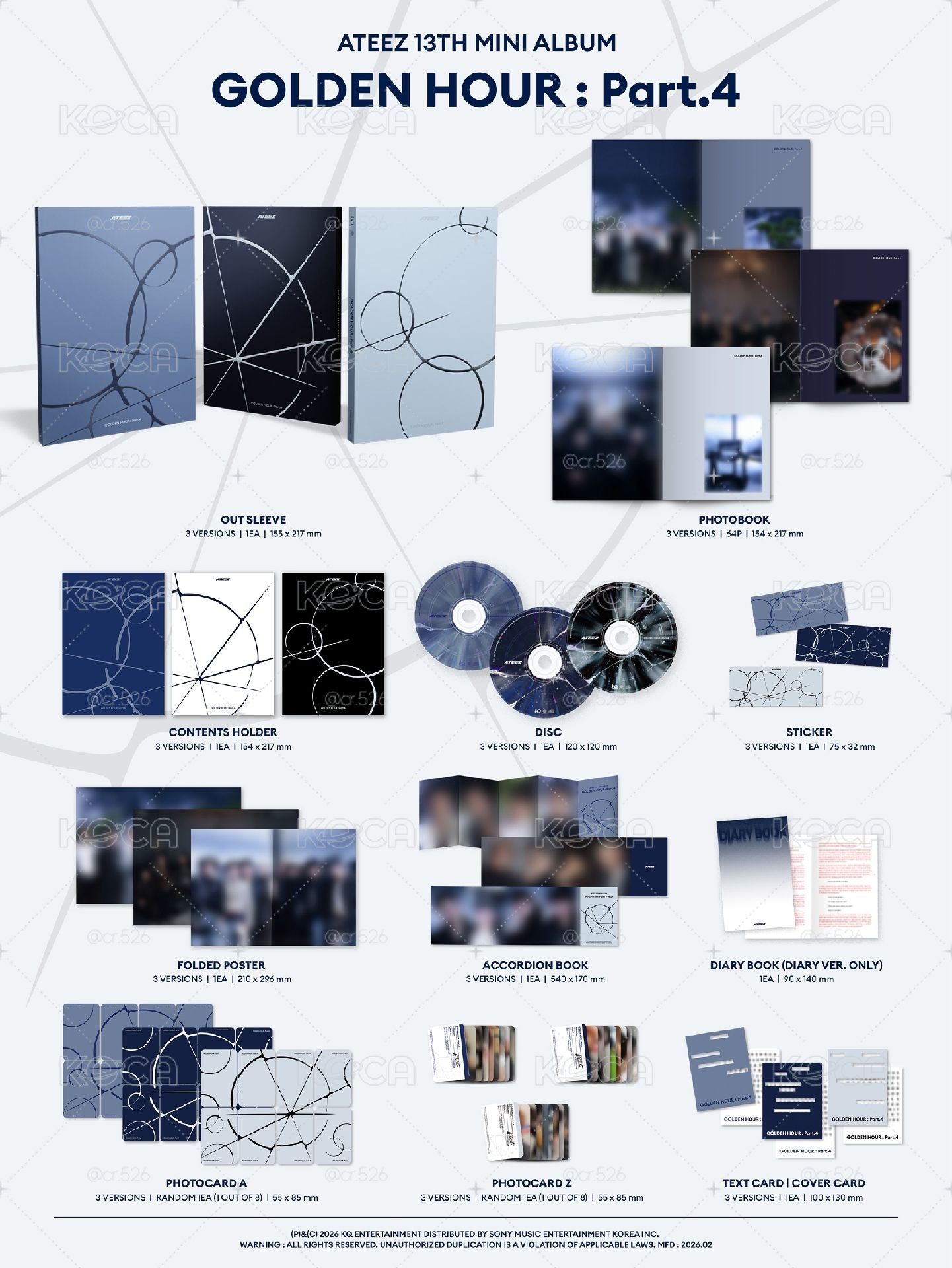ATEEZ Golden Hour: Part.4未拆專