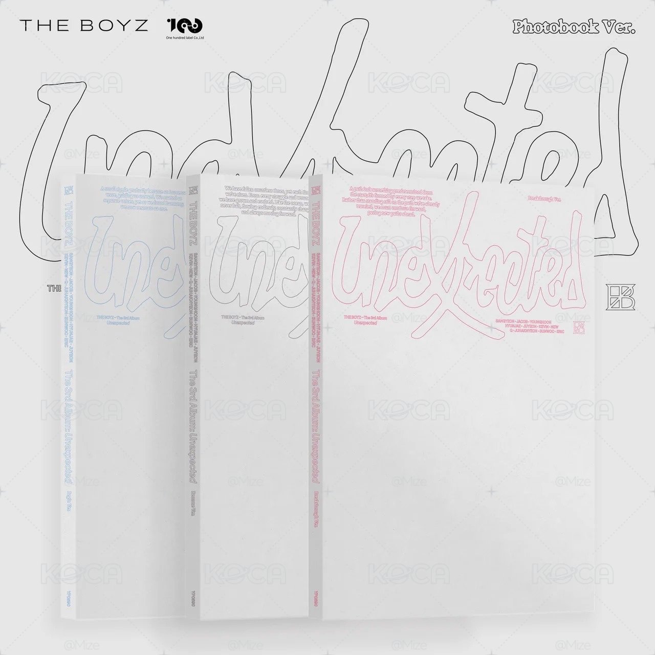 THE BOYZ [Unexpected] Photobook ver. 全新未拆 現貨