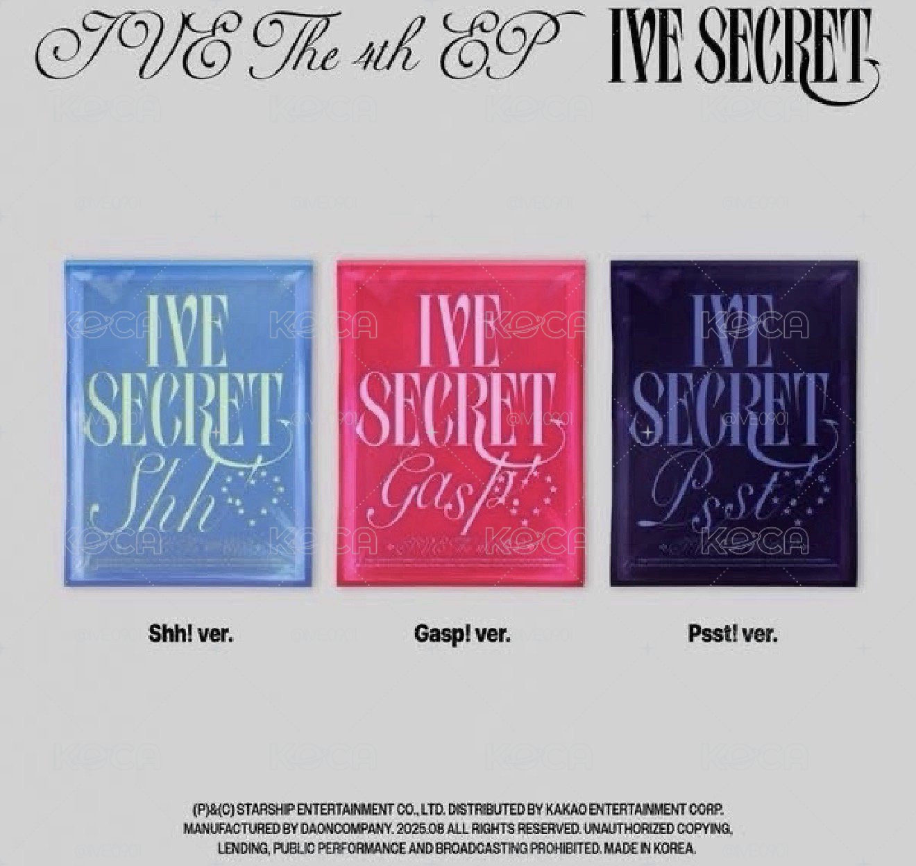 IVE SECRET 一套專輯