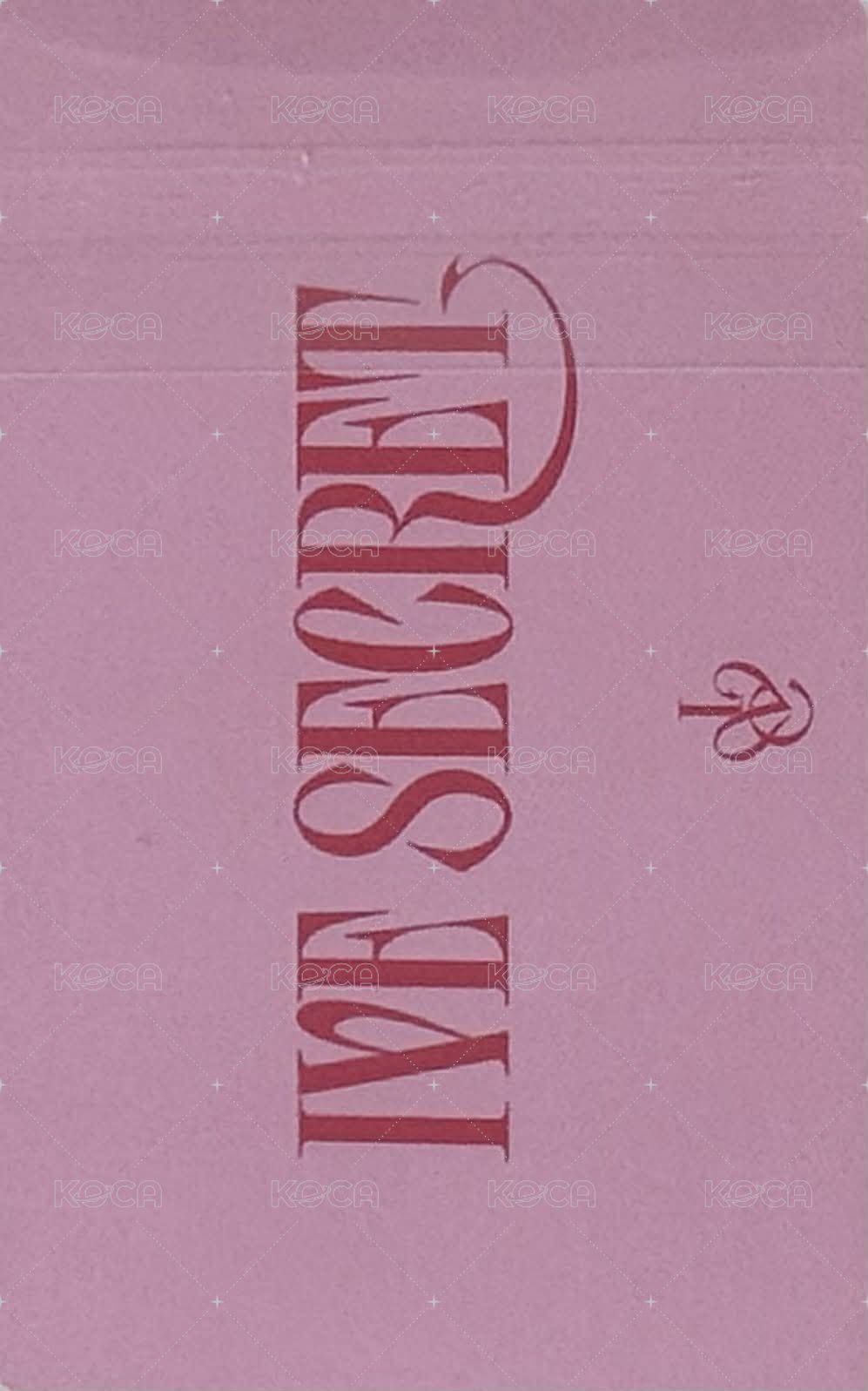 IVE SECRET ma 特典卡 永豐文庫 團卡 背面