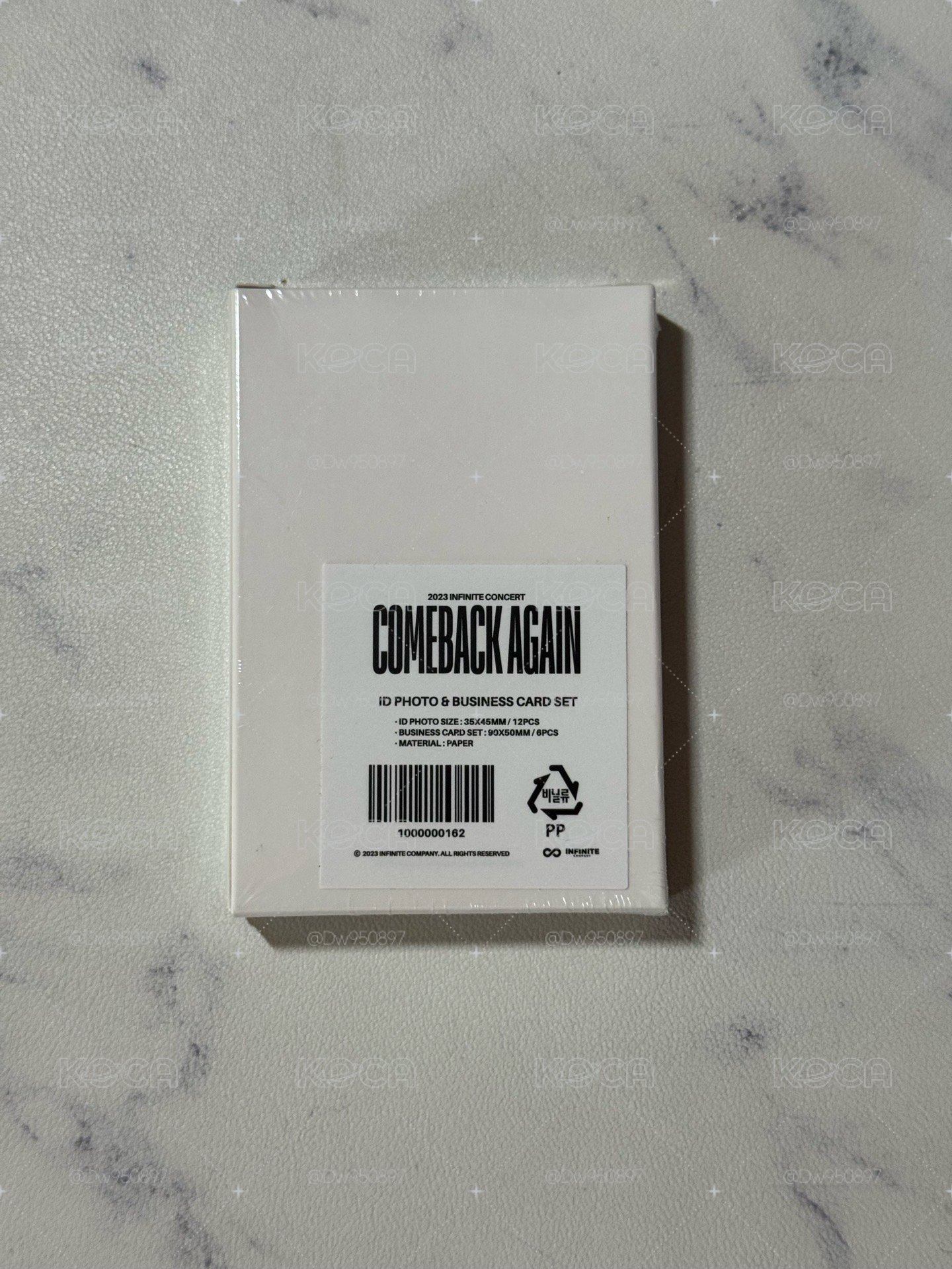 INFINITE - ID PHOTO & BUSINESS CARD SET 證件照組