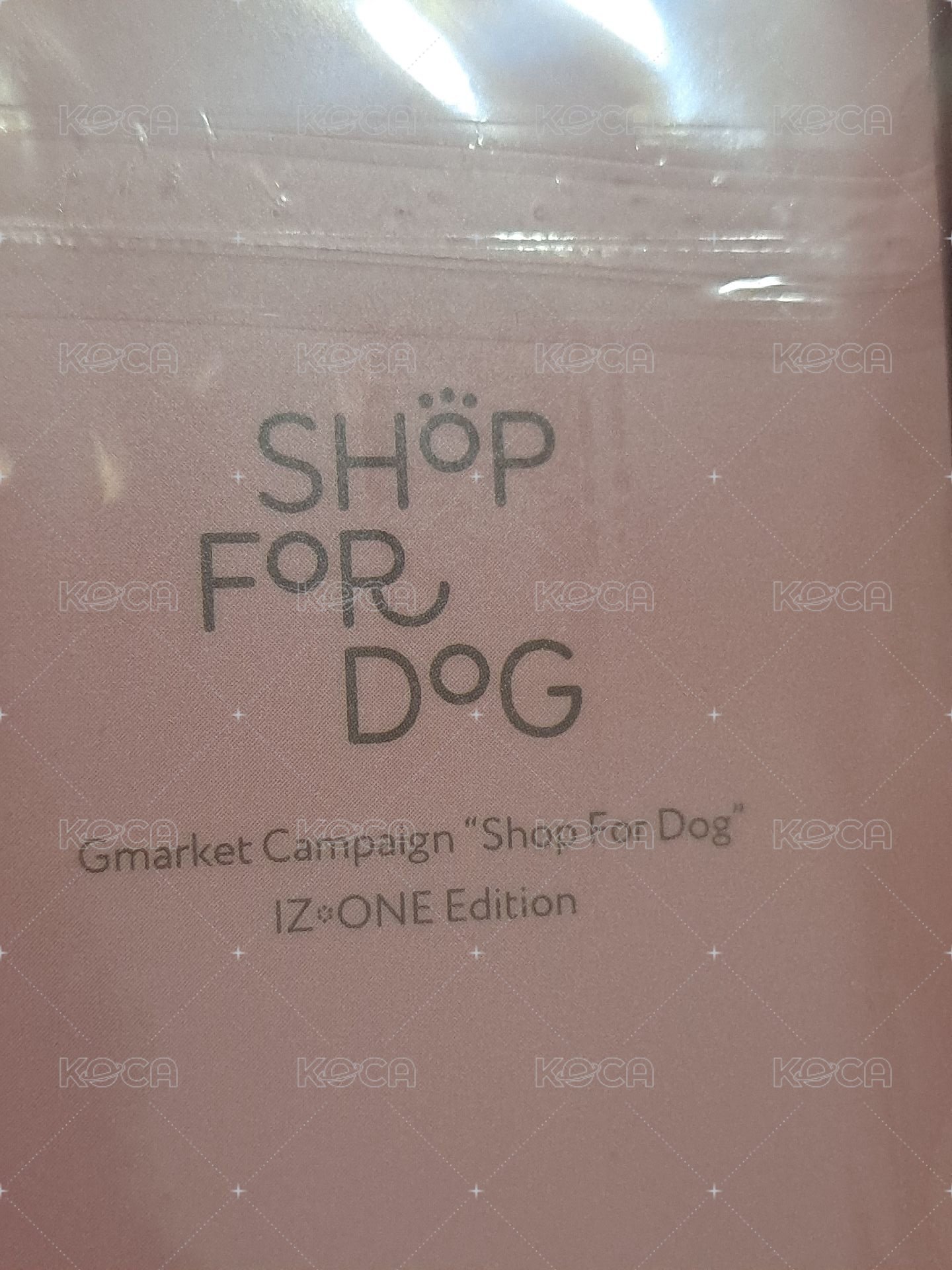 Gmarket 聯名 代言卡  背面