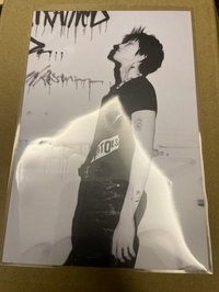 八率 正五 黑膠明信片