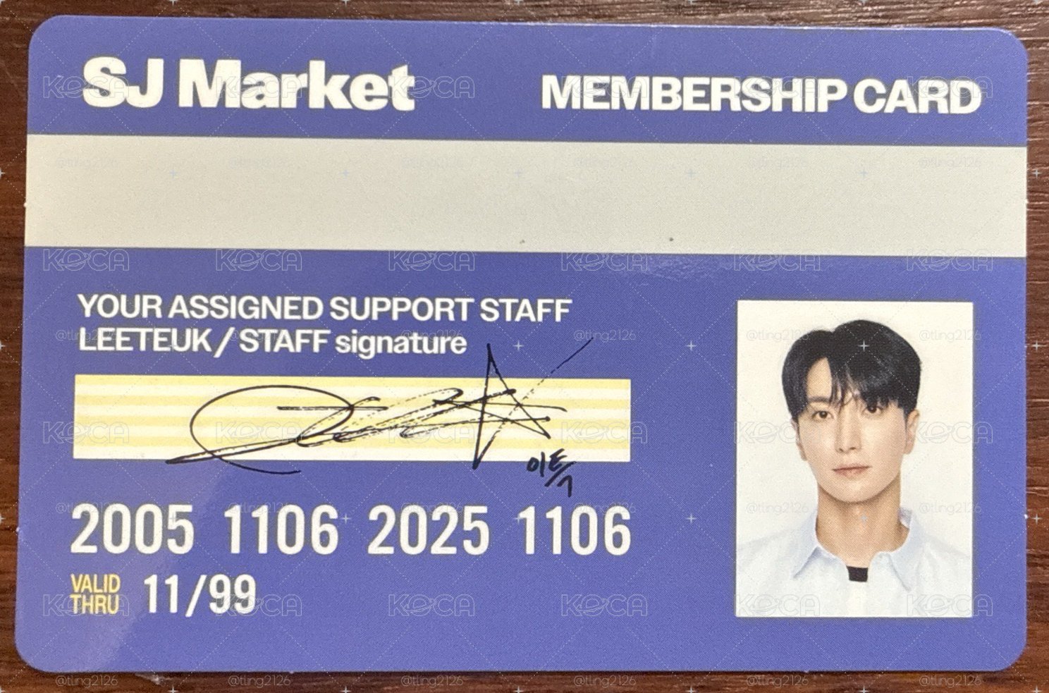 SJ MARKET入場卡 利特