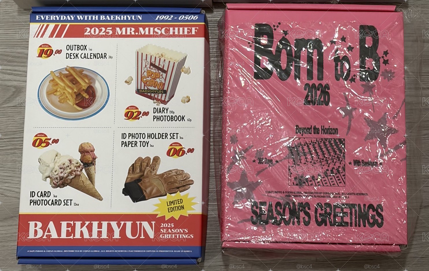 伯賢 年曆/會員禮
