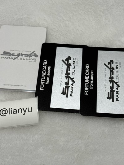 ［現貨］aespa Giselle GISELLE 內永枝利 吉賽爾 首爾場安可周邊 隨機卡包吉 送兩張未刮刮刮卡