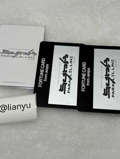 ［現貨］Aespa NingNing NINGNING 寧藝卓 首爾場安可場周邊 隨機卡包寧送兩張未刮刮刮卡