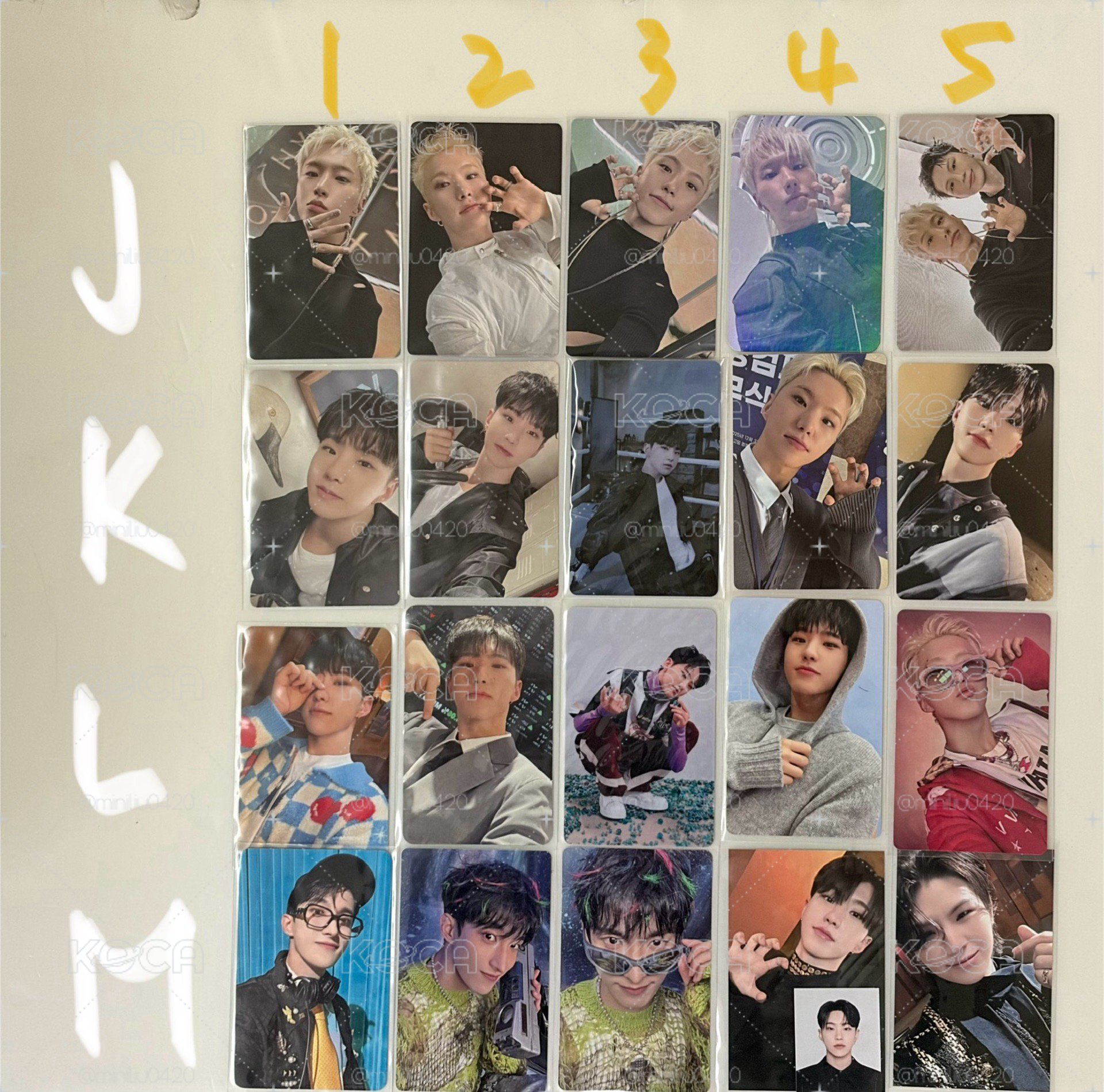 SEVENTEEN 小卡