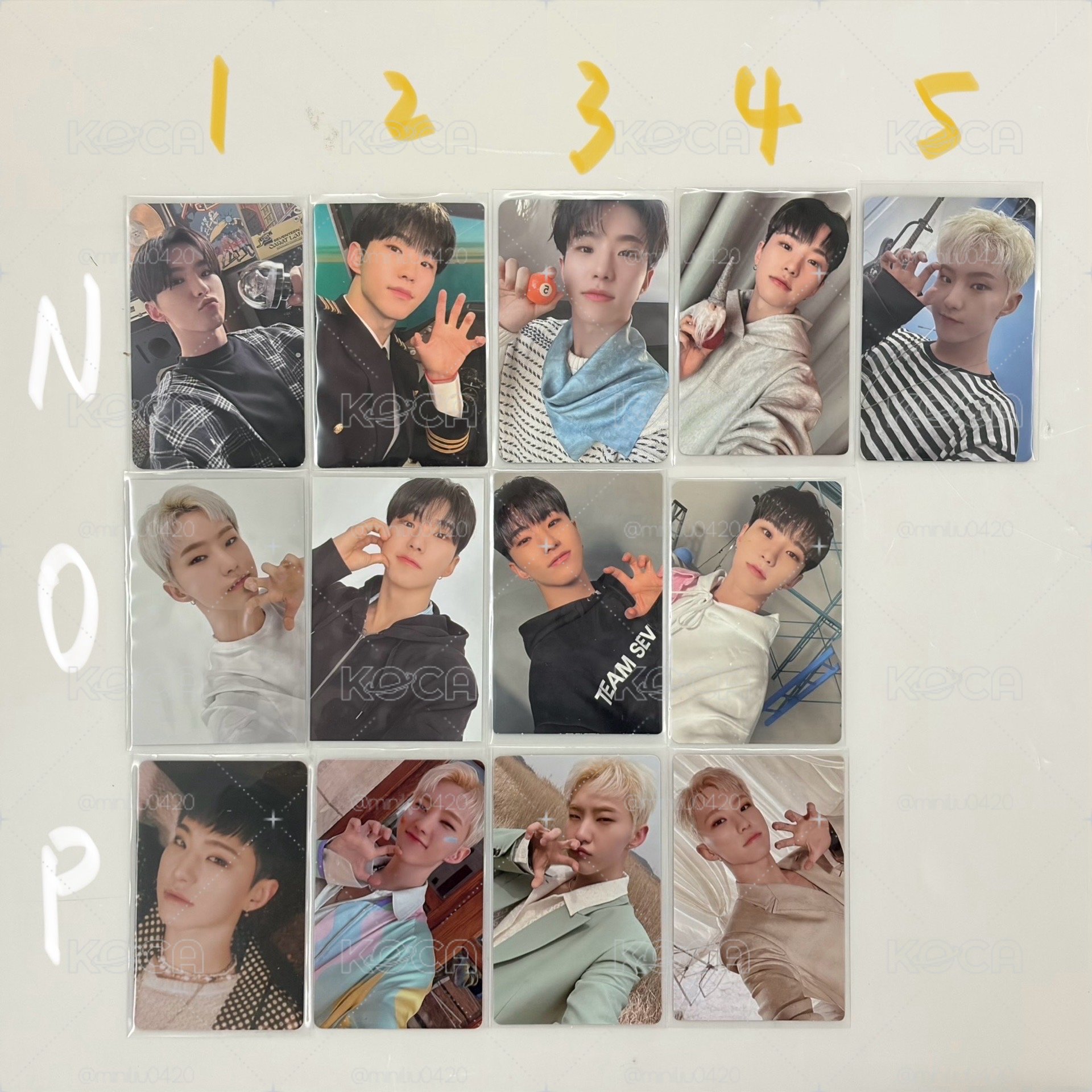 SEVENTEEN HOSHI 小卡