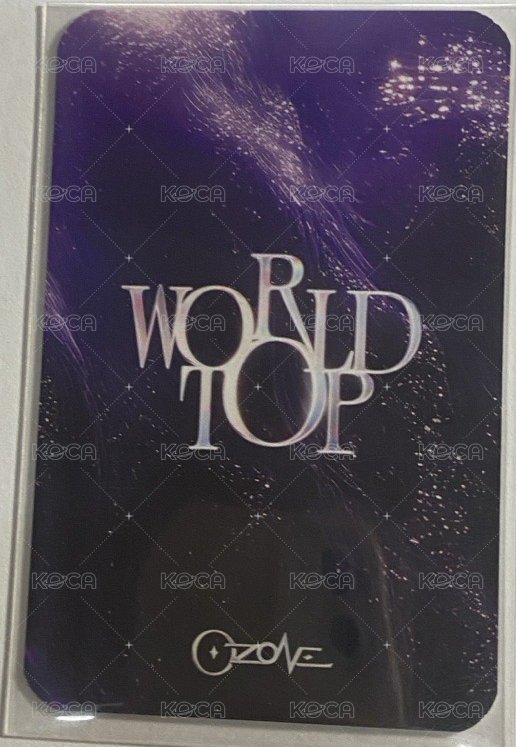 WORLD TOP   隨機卡 制服辰 背面