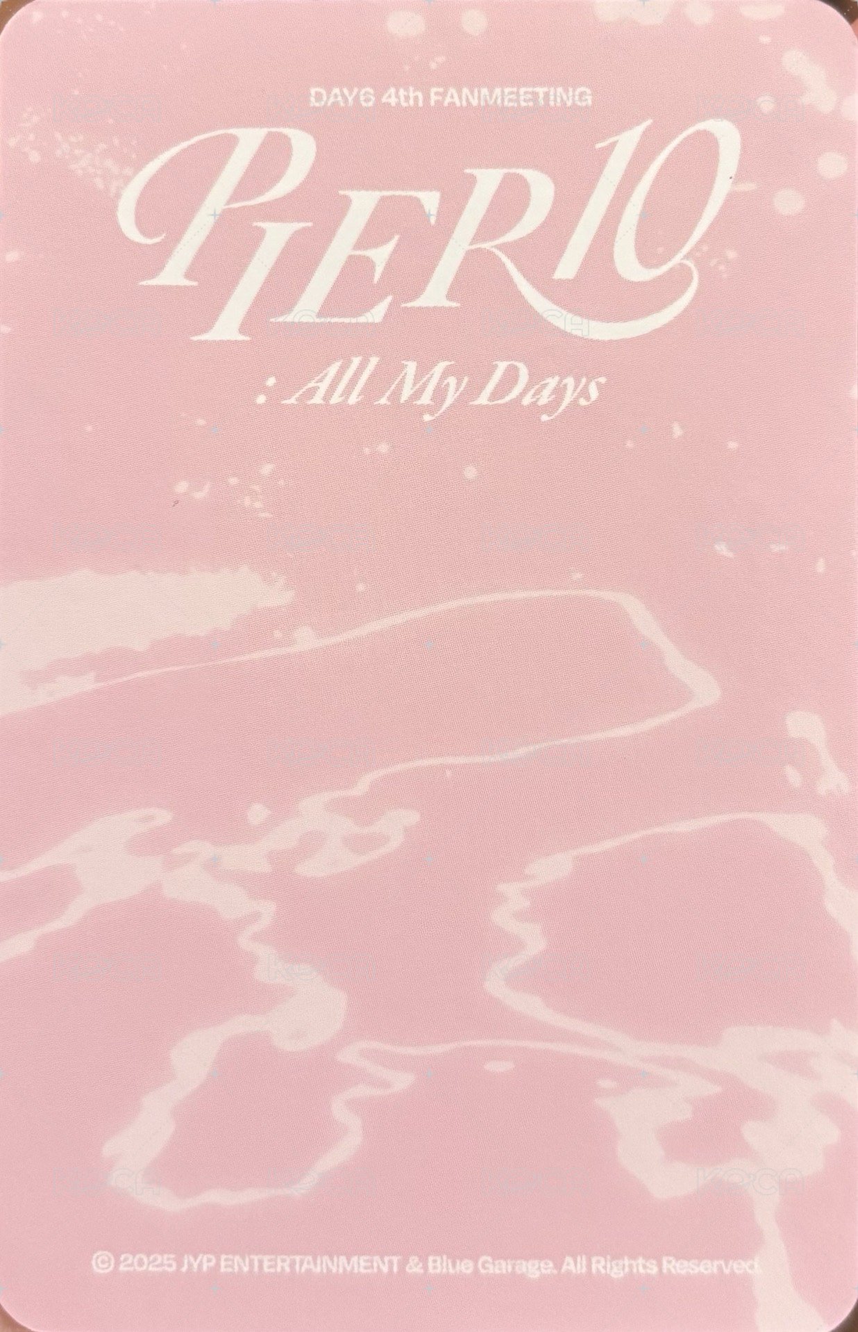 4th FM 線下 滿額卡  背面