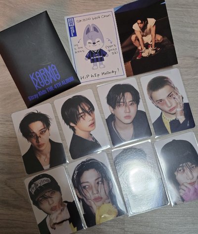 Stray kids Karma電子專專卡+燦狼專卡證 不拆
