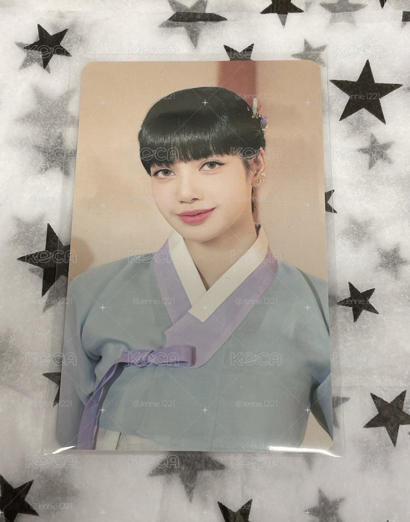 LISA韓服專輯卡