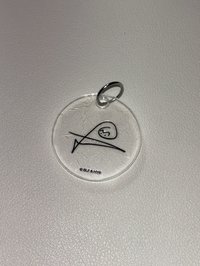 梁禎元簽名吊飾