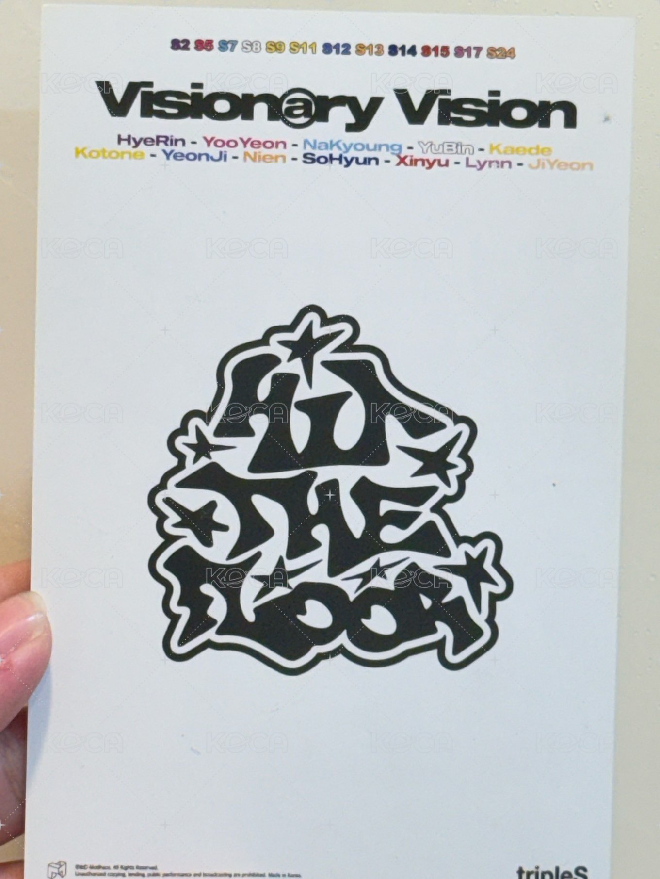 VV 明信片 VV Showcase 背面