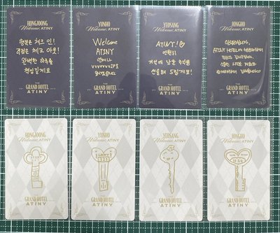 ATEEZ 6期會員禮 弘中 潤浩 呂尚 鍾浩