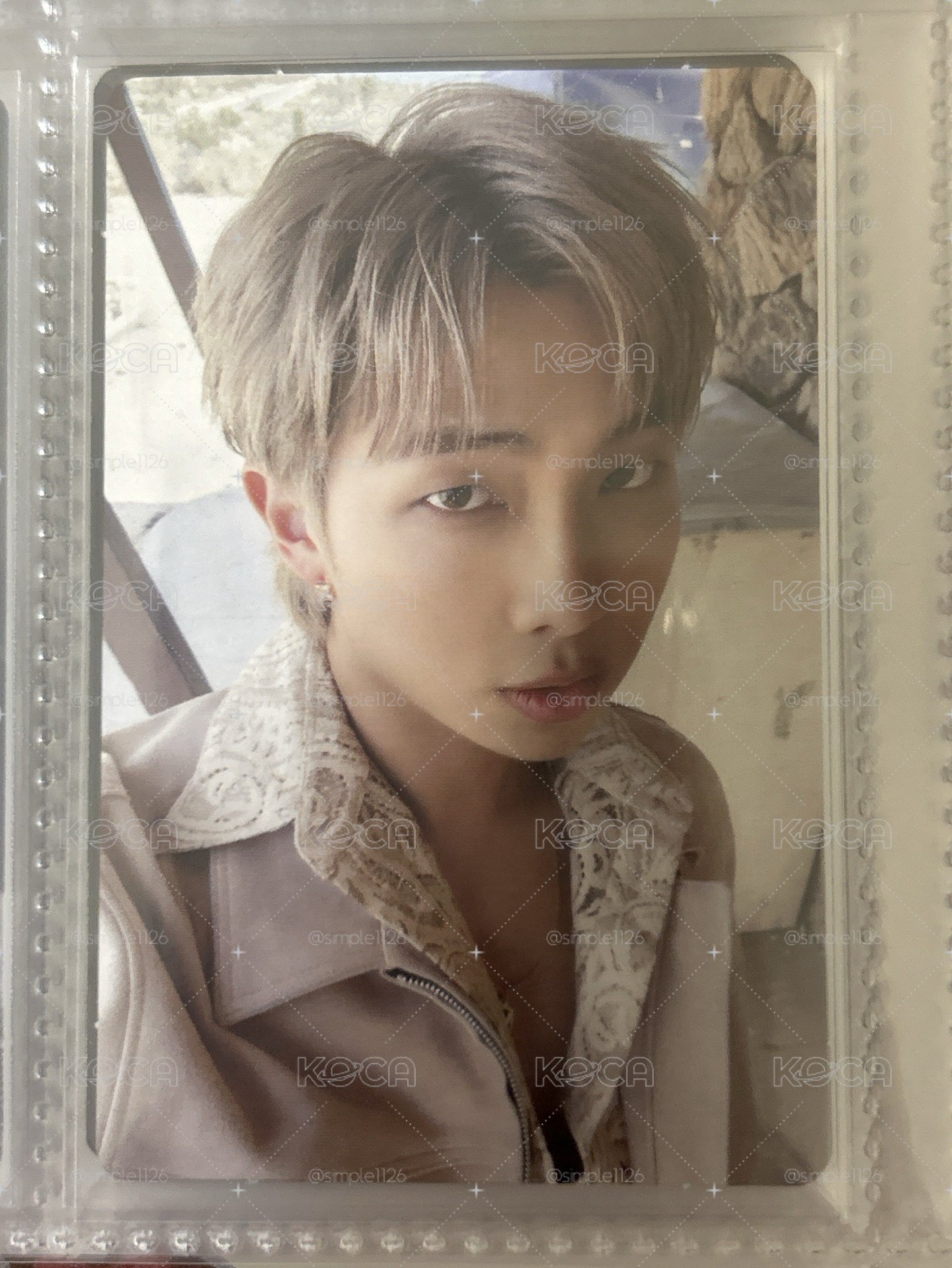 BTS Me,myself 南俊固卡